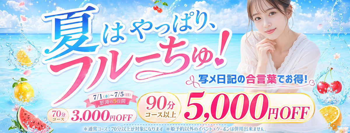 夏はやっぱりフルーちゅ！