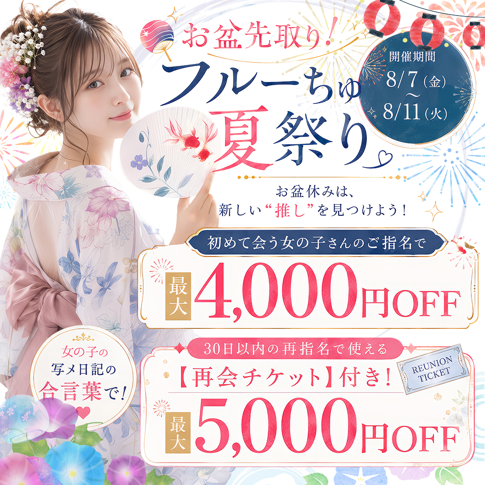 【真夏】はやっぱりフルーちゅ!